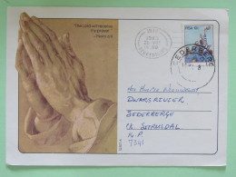 South Africa 1983 Postcard ""hands - Prayer"" To Sitrusdal - Rugby - Brieven En Documenten
