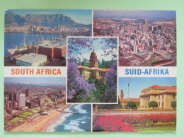 South Africa 1988 Postcard ""multiview Beach Harbor Town"" To Holland - Building - Water Slogan - Brieven En Documenten