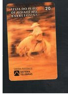 BRASILE ( BRAZIL) - TELEBRAS   -   1997  HORSE                         - USED - RIF.10545 - Chevaux