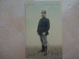 CPA BELGIQUE Armée Belge Infanterie De Ligne Officier - Otros