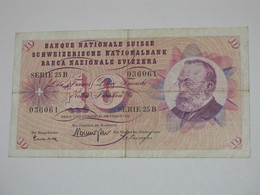 10 Francs SUISSE 1961 - Banque Nationale Suisse - Schweizerische Nationalbank **** EN ACHAT IMMEDIAT ***** - Zwitserland