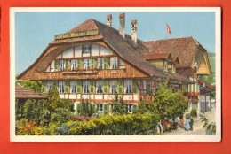 GBW-03  Zäziwil Gasthof  Zum Weissen Rössli .  Emmental. Gelaufen - Zäziwil