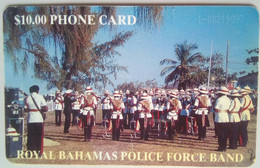 $10 Police Band White  Number ( White C/N No Box Variety) - Bahamas