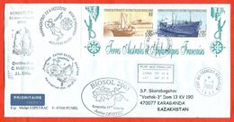 TAAF 2003.  Ships. Envelopes Past The Mail. - Lettres & Documents