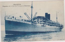 Valdivia Paquebot, De La Cie Des Transports Maritimes - Passagiersschepen