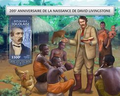 TOGO 2018 - David Livingstone S/S. Official Issue. - Esploratori