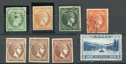 18....- GRECIA- GOOD LOT 8 STAMPS MINT & USED  -M.L.H.- LUXE !!! - Nuevos