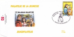 B01-058-1 3010 BD P1385 FDC Rare Luc Orient 13-06-2001 Brussel 1020 Bruxelles €10 - 2001-2010