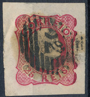 Stamp Portugal 1858 25r Used Lot64 - Usado