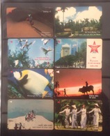 Lot Of 08 Vietnam Viet Nam Magnetic Phonecard Card Cards : Fish / Art Photo / 2 Photo - Vietnam