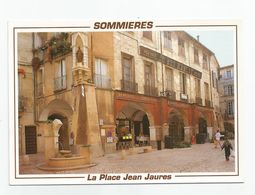 30 Gard Sommières Draperies Confections Au Bon Marché Place Jean Jaurès Statue Vierge Protectrice - Sommières