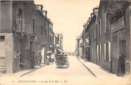 14-LUC-SUR-MER- LA RUE DE LA MER - Luc Sur Mer