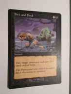 CARTE DE JEU MAGIC THE GATHERING (en Anglais) SICK AND TIRED - Autres & Non Classés