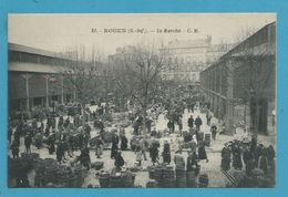 CPA 21 - Métier Marchands Ambulants Le Grand Marché ROUEN 76 - Rouen