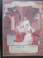 BOUTIQUE DE LA MARQUISE DE SÉVIGNÉ 11bd MADELEINE PARIS-CHOCOLAT FRIANDISES-COFFRETS ORNÉS-ANCIENNE AFFICHE PUBLICITAIRE - Plaques En Carton