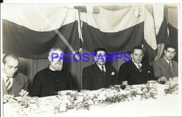 92296 PARAGUAY HELP POLITICA PRESIDENTE MORINIGO BANQUETE YEAR 1946 POSTAL POSTCARD - Paraguay