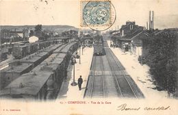 CPA 60 COMPIEGNE VUE DE LA GARE 1904 - Compiegne