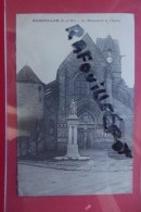 C P  Rampillon Le Monument At L'eglise - Monuments Aux Morts