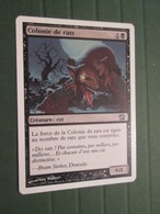 CARTE DE JEU MAGIC THE GATHERING (en Français) COLONIE DE RATS - Autres & Non Classés