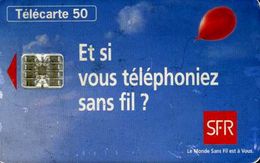 Télécarte 50 : SFR Et Si Vous Téléphoniez Sans Fil? - Opérateurs Télécom