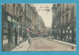 CPA TOUT PARIS 1248 - Rue De Bretagne (IIIème Arrt.) Ed. FLEURY - Distrito: 03