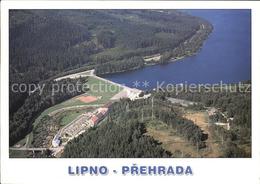 72456614 Lipno Prehrada Stausee Fliegeraufnahme - Schneeberg