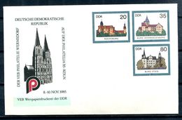 REPUBLIQUE DEMOCRATIQUE ALLEMANDE - Ganzsache Michel U2 Mit Privatzudruck (PHILATELIA 85 KOLN) - Private Covers - Mint