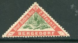 ALLEMAGNE BERGEDORF- Timbre Neuf Sans Gomme - Privatpost