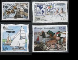 Saint Pierre & Miquelon 1006 à 1009 ** + Paire 1014-1015 Avec Vignette ** - Nuevos