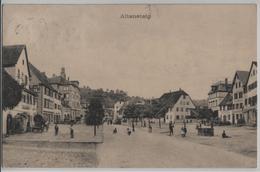 Altensteig - Dorfplatz, Belebt - Altensteig