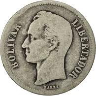 Monnaie, Venezuela, Gram 10, 2 Bolivares, 1922, Philadelphie, TB+, Argent, KM:23 - Venezuela