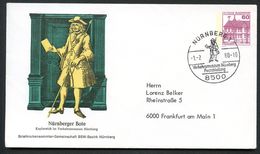 Bund PU115 B2/022 Privat-Umschlag POSTBOTE NÜRNBERG Sost. 1980 - Privé Briefomslagen - Gebruikt