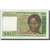 Billet, Madagascar, 500 Francs = 100 Ariary, Undated (1994), KM:75b, TTB+ - Madagaskar