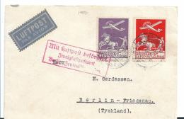 DK-CX45, / Dänemark - Flugbrief 1930 Nach Berlin Mit Mi.Nr. 144-45 - Briefe U. Dokumente