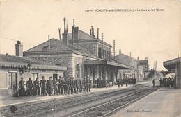 28-NOGENT-LE-ROTROU- LA GARE ET LES QUAIS - Nogent Le Rotrou