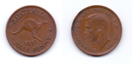 Australia 1/2 Penny 1943 (m) - ½ Penny