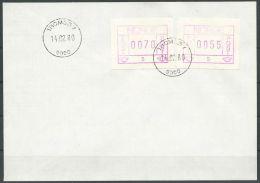 NORWEGEN 1980 Mi-Nr. ATM 1.5ya Auf Brief - Automatenmarken [ATM]
