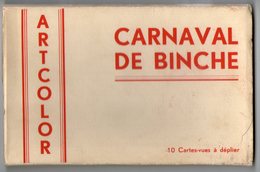 CPSM   CARNAVAL DE BINCHE     10 CARTES VUES A DEPLIER - Binche