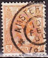 1899 Koningin Wilhelmina 3 Cent Oranje NVPH 56 - Gebraucht