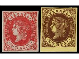 153 **/* ESPAÑA. Ed.57/62. SERIE COMPLETA. LUJO. Sello De 19 Cuartos Cert. COMEX. Cat. 519?. - Andere & Zonder Classificatie