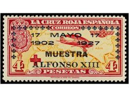 371 ** ESPAÑA. Ed.363/72M. SERIE COMPLETA, Habilitación<B> MUESTRA. </B> Cat. 306?. - Altri & Non Classificati