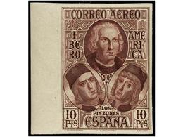 409 ** ESPAÑA. Ed.559/65s. SERIE COMPLETA<B> SIN DENTAR.</B> LUJO. Cat. 265?. - Autres & Non Classés