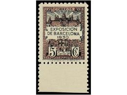 743 * ESPAÑA: AYUNTAMIENTO DE BARCELONA. Ed.5Eb, Ec, Ef, Ei/Ek. <B>EMISIÓN ESPECIAL PARA OBSEQUIOS. </B>6 Valores, Dent. - Other & Unclassified