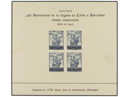 800 * ESPAÑA: AYUNTAMIENTO DE BARCELONA. Ed.51/52s. <B>HB SIN DENTAR.</B> Leves Manchas Del Tiempo Habituales En Estas H - Sonstige & Ohne Zuordnung