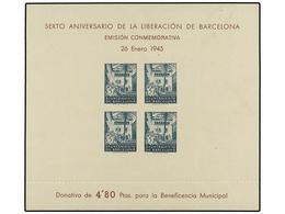 805 */(*) ESPAÑA: AYUNTAMIENTO DE BARCELONA. Ed.NE 27/28s. <B>HB SIN DENTAR.</B> RAROS. Cat. 620?. - Autres & Non Classés