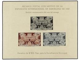 806 ** ESPAÑA: AYUNTAMIENTO DE BARCELONA. Ed.NE 31s. <B>HB SIN DENTAR. </B> Cat. 150?. - Sonstige & Ohne Zuordnung