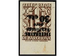 819 * ESPAÑA: AYUNTAMIENTO DE BARCELONA. Ed.T-17/20his. <B>TELÉGRAFOS. </B>Serie Completa<B> SIN DENTAR</B> Y <B>HABILIT - Other & Unclassified