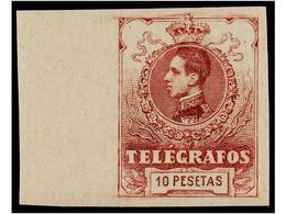 844 ** ESPAÑA: TELEGRAFOS. Ed.47/54. SERIE COMPLETA<B> SIN DENTAR.</B> LUJO. Cat. 319?. - Other & Unclassified