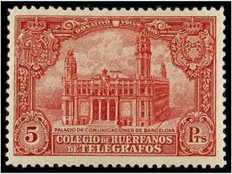 852 ** ESPAÑA: BENEFICENCIA. HUERFANOS TELEGRAFOS. Ed.1/3, 4/6, 7/9. SERIES Completas. LUJO. Cat. 259?. - Altri & Non Classificati