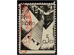 926 ESPAÑA GUERRA CIVIL. <B>CNT. 50 Cts.</B> Negro<B> PRO DIARIO </B>(Afinet 759). - Sonstige & Ohne Zuordnung